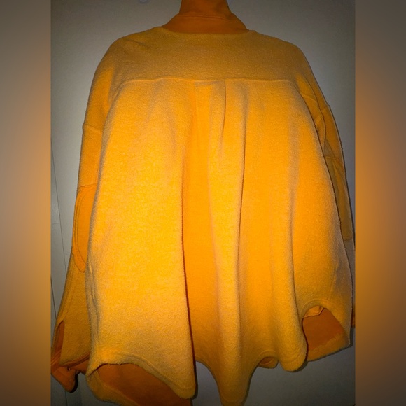 Free People Vibrant Orange Teddy Jacket - Picture 6 of 8